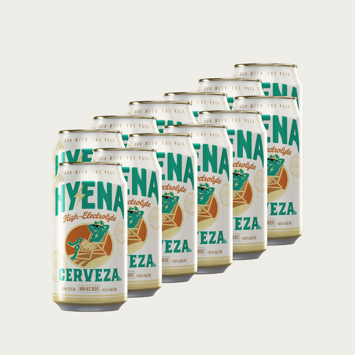 HYENA High Electrolyte Non- Alc Lime Cerveza